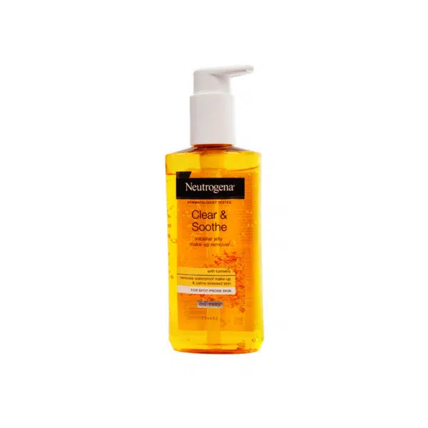 ژل آرایش پاک کن زردچوبه نوتروژینا مدل clear & soothe حجم 200 میل