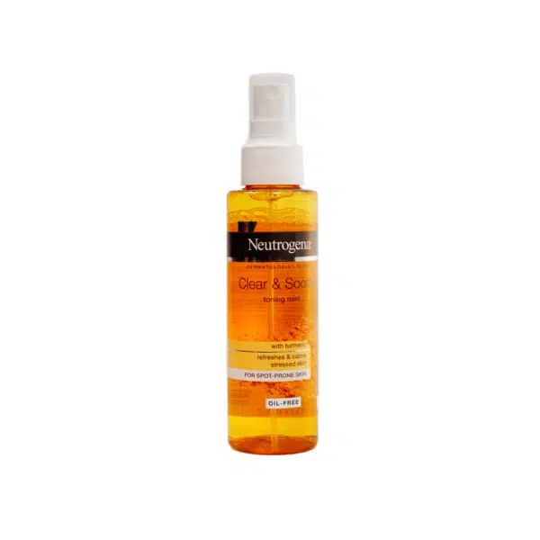 تونر زردچوبه فاقد چربی نوتروژینا مدل clear & soothe حجم 125 میل