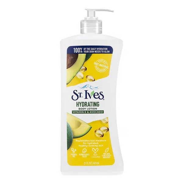 لوسیون بدن آووکادو سینت ایوز مدل Hydrating حجم 621 میلی لیتر