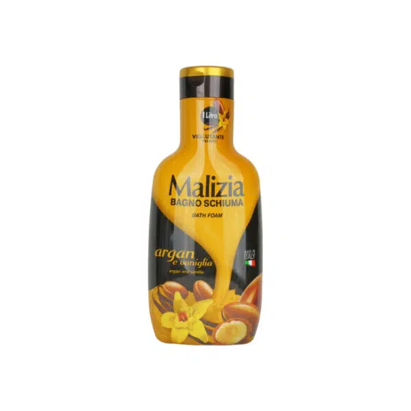شامپو بدن مالیزیا مدل Argan and Vanilla حجم 1000 میلی لیتر