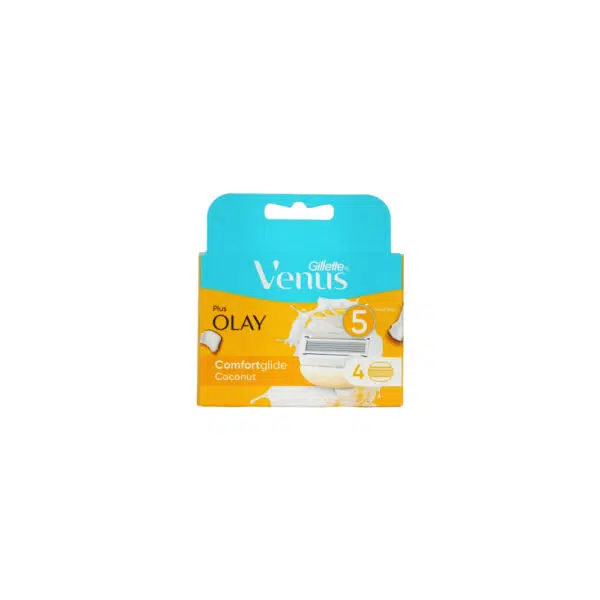 یدک خودتراش ژیلت ونوس 5 لب مدل Olay تعداد 4 عددی
