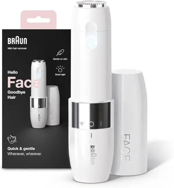 ماشین اصلاح موی صورت بانوان براون مدل Mini Hair Remover - Image 3