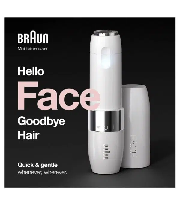 ماشین اصلاح موی صورت بانوان براون مدل Mini Hair Remover - Image 2