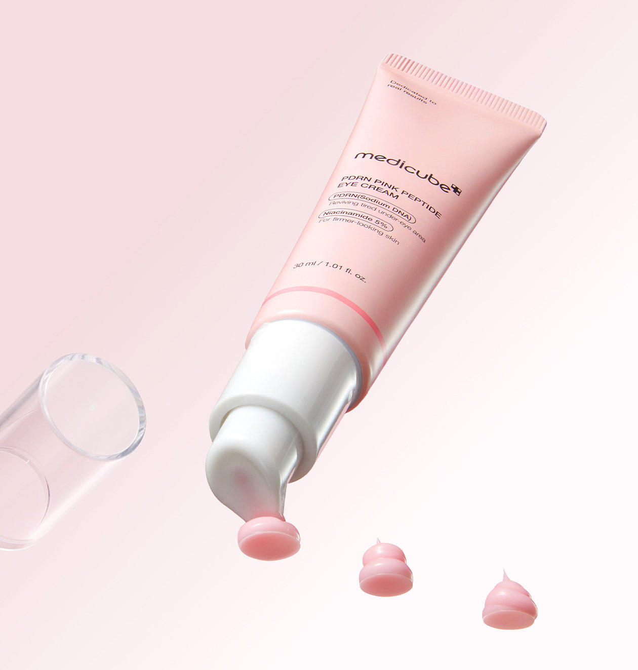 کرم دور چشم مدی کیوب مدل PDRN PINK PEPTIDE حجم 30 میلی لیتر - Image 2