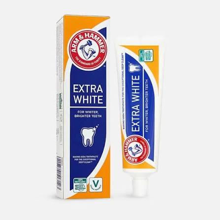 خمیردندان سفید کننده آرم اند همر مدل extra white وزن 125 گرم