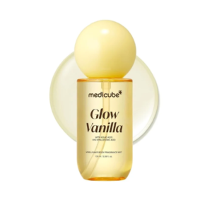 میست خوش بو کننده مو و بدن مدیکیوب مدل Glow Vanilla حجم 100 میلی لیتر